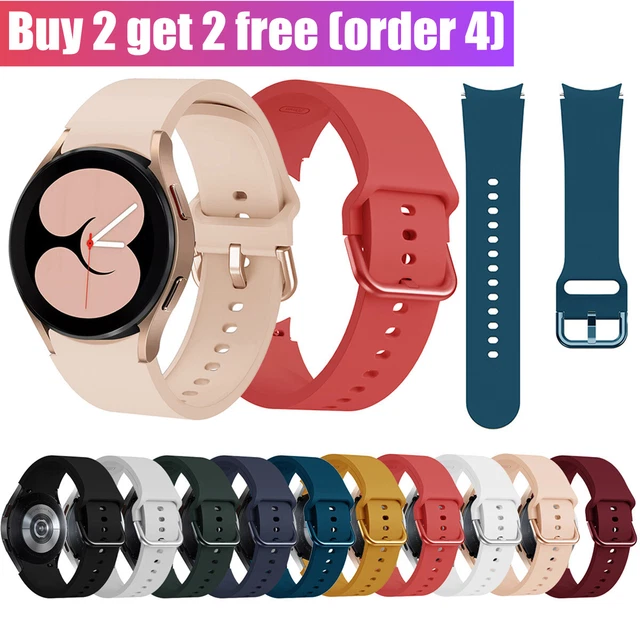 For Samsung Galaxy Watch 5Pro/5/4 Band 40/42/44/45/46mm Sport Silicone Gel Strap
