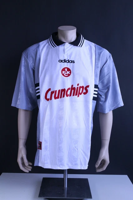 1. FC Kaiserslautern Adidas Herren Fußball Trikot Saison 1997/98 Crunchips Gr.XL