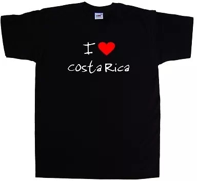 I Love Heart Costa Rica T-Shirt