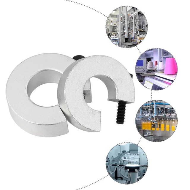 2 PCs/Set 3/ 32 Drill Bit Clamping Ring Stop Ring Adjustable Clamp Guide 12
