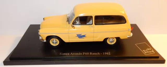Universal Hobbies Uh Simca Aronde P60 Ranch 1962 Postes Poste Ptt 1/43 Blister