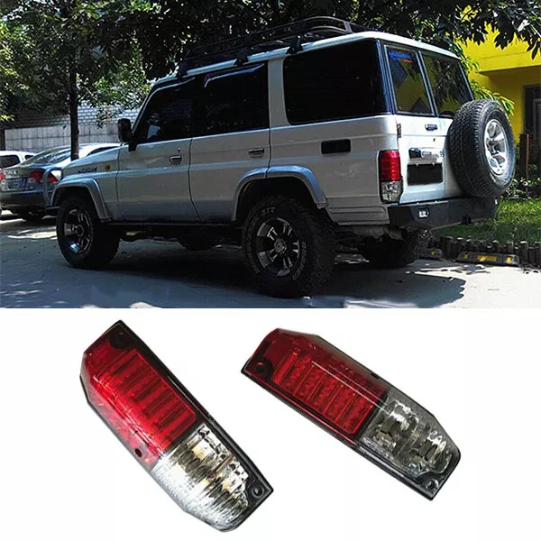 Pair RH + LH Stop Brake Turn Signal Rear Tail Light Fit for Land Cruiser 84-07