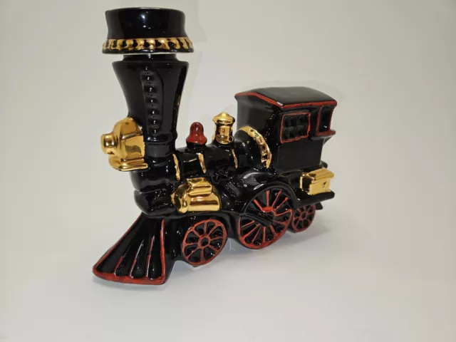 Vintage Ezra Brooks Genuine Heritage China Train Locomotive Decanter EMPTY 1960s