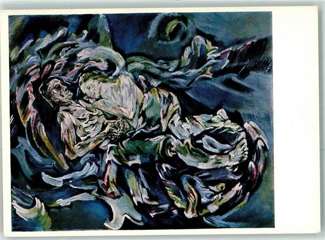 39423005 - Basel Die Windsbraut sign.Oskar Kokoschka Kunstmuseum Nr.3841