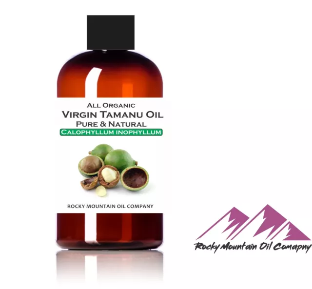 All Organic Virgin Tamanu Oil Unrefined Cold Pressed Foraha  2 4 8 16 Gallon Oz