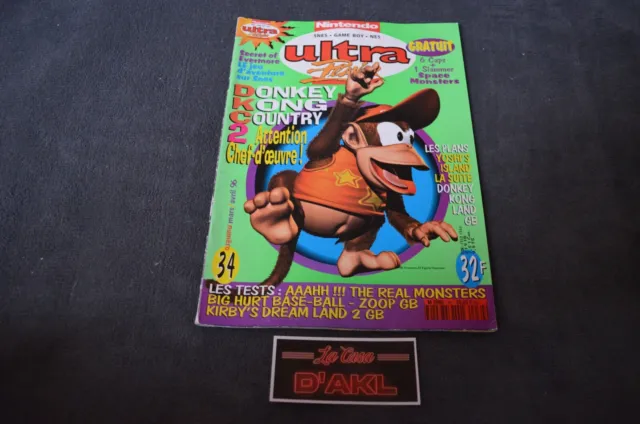 Magazine Jeux Vidéos Ultra Player n°34 - Donkey Kong Country 2 Yoshi's Island