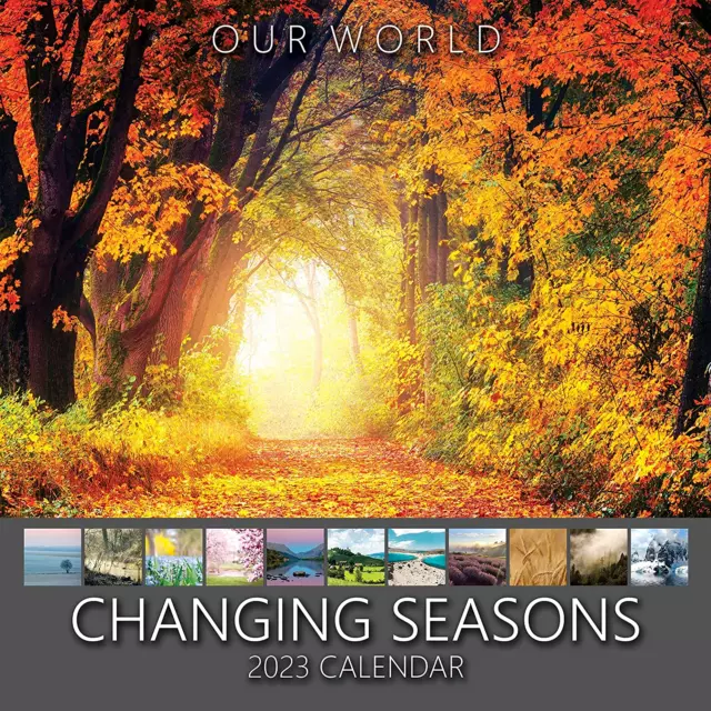 OUR WORLD CHANGING Seasons Wall Calendar 2023 Family Planner & Daily