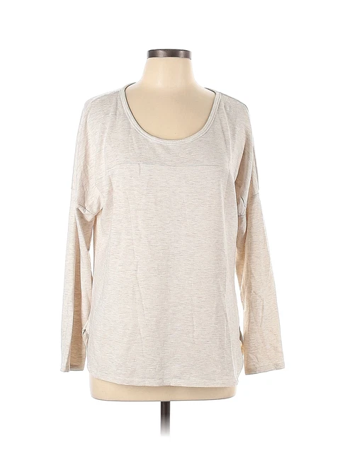 Harmony and Balance Women Brown Long Sleeve Top L
