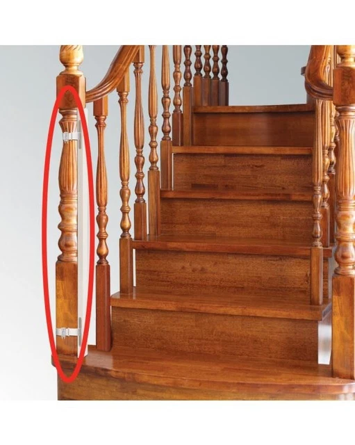 Dream Baby 36" Stairway Banister Adapter panel install safety gate at stairs