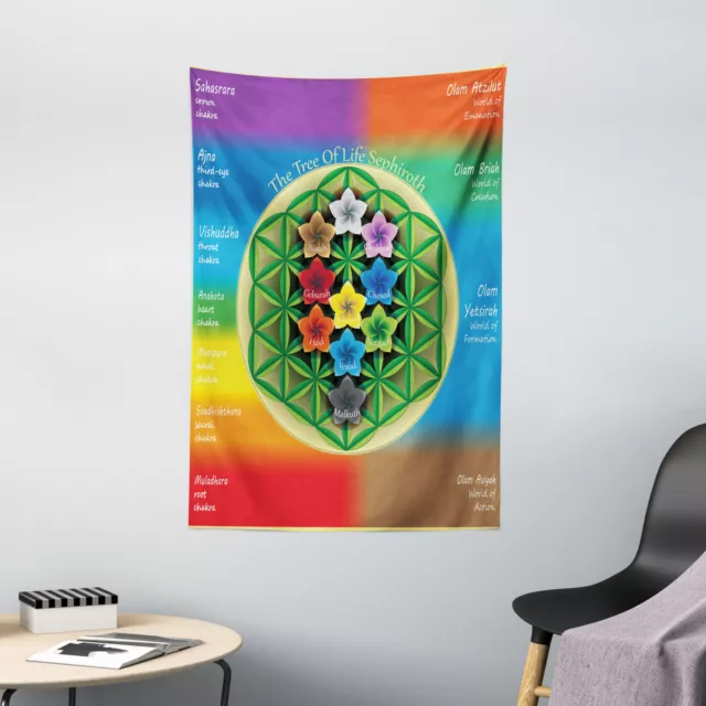 Albero della vita Arazzo chakra Yoga