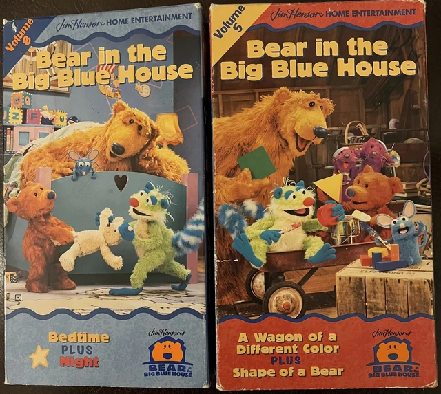 BEAR IN THE Big Blue House VHS 12 Jim Henson Lot Rare Fast Shipping £ ...