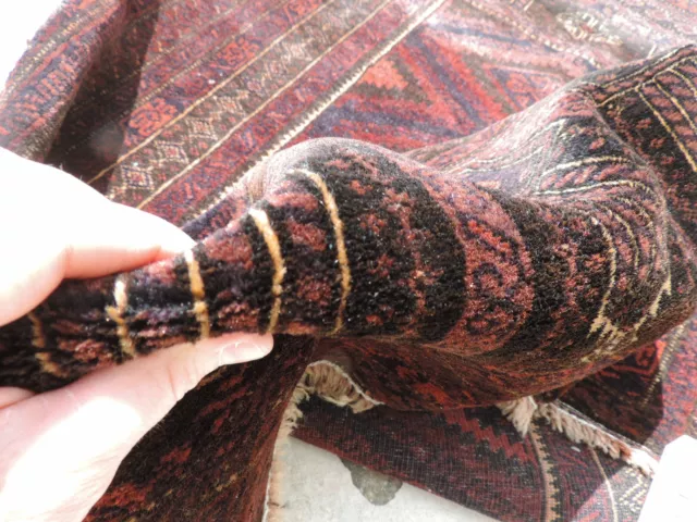 3x5ft. Handmade Afghan Wool Prayer Rug