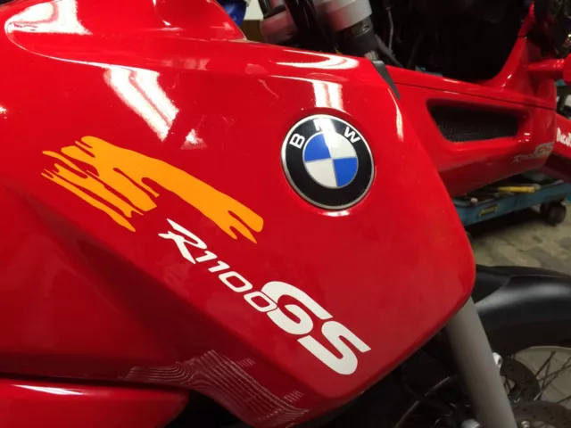 R1100GS 2 Stck. Tank Aufkleber Sticker BMW-Motorrad Bike 38 Farben BM104 2