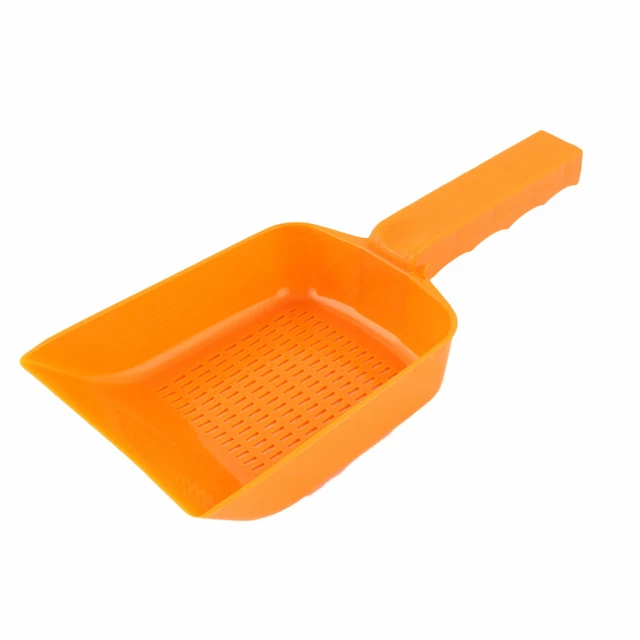 Plastic Gravel Strainer Shovel Clean Tool Orange for Aquarium Fish Tank