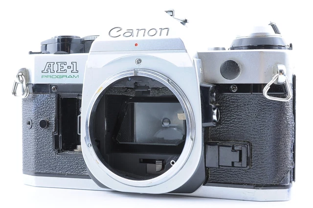 CANON AE-1 PROGRAM AE-1 P 35mm Camera Silver body only [Tested Exc