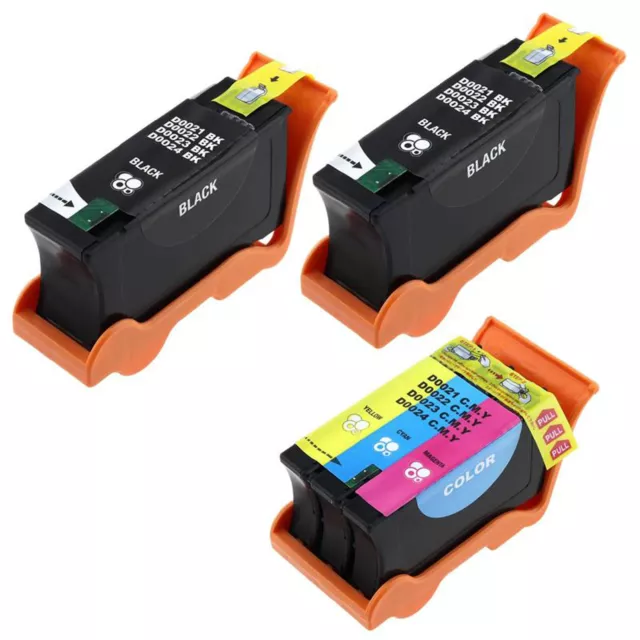 3 PK Series 21 Compatible Ink for Dell P513w P713w V313 V313w V515w V715w