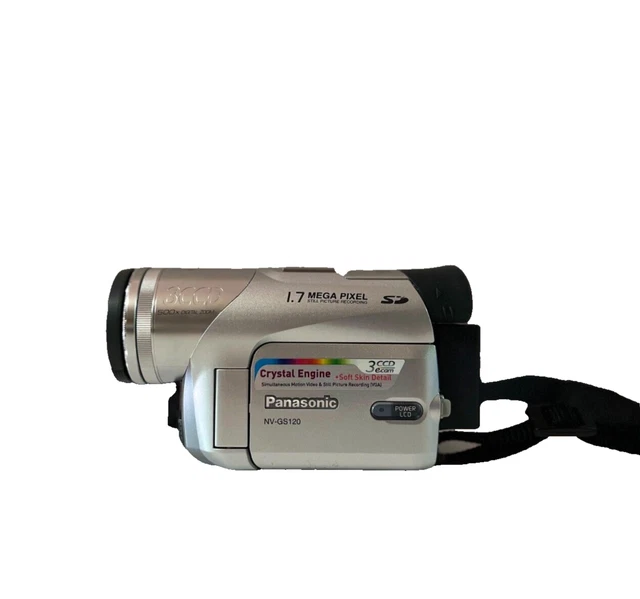 パナソニックNV-GS120-S シルバーデジタルビデオカメラ　ミニDVカセット パナソニックNV-GS120-S シルバーデジタルビデオカメラミニDV