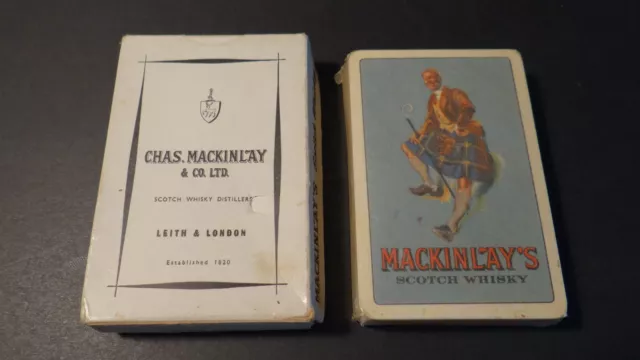 Chas Mackinlay's Scotch Whisky Playing Card Deck Complete Sealed Vintage