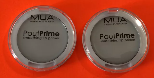 MUA - MAKEUP ACADEMY - 2x PRIMER LABBRA LEVIGANTE POUTPRIME - NUOVISSIMO - P&P GRATUITO