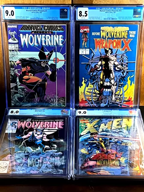 Marvel Comics WOLVERINE 1st Issue X-MEN CGC Set 1988 1991 Lot First Appearance +