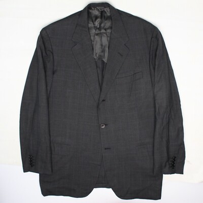 Brooks 41 R Brooks Brothers Doré Polaire Flanelle Poids Gris Charbon Carreau Costume 