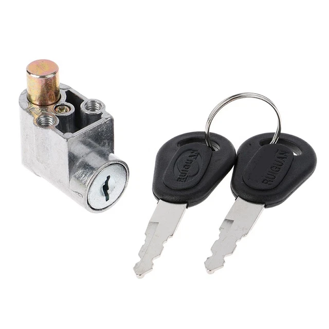 Verrou de Sécurité Kit Avant 70g Métal Avec 2 Clé for Moto Électrique Ebike