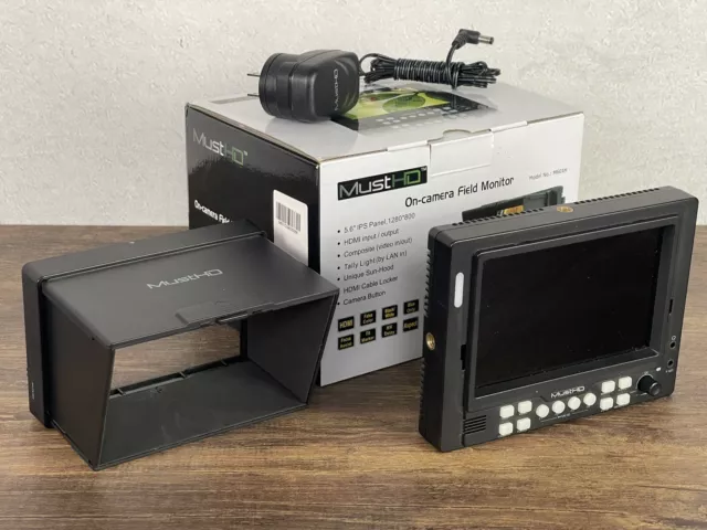 MustHD 5.6” On-Camera Field Monitor