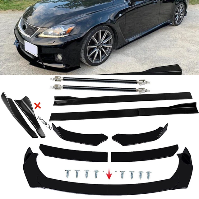FRONT BUMPER REAR Lip Splitter Spoiler Diffuser For Lexus IS F IS350