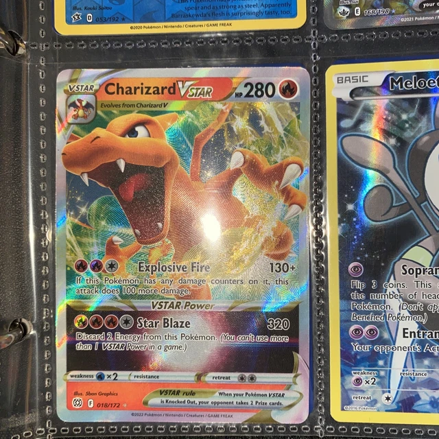 Carta Pokmon Charizard VSTAR 018/172 Brilliant Stars, Ultra Rara Y  Brillante Trading Card Game Pokmon TCG