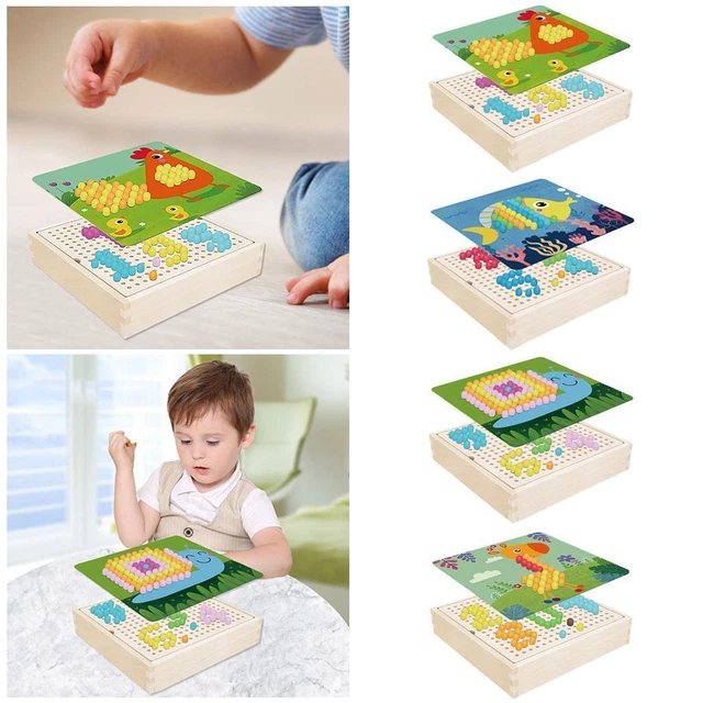 PUZZLE puzzlo VROOM gigante IN LEGNO gioco ad incastro MEZZI DI TRASPORTO con 22 pezzi DJECO DJ01831 età 2