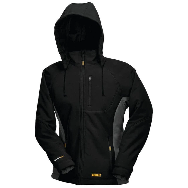 DEWALT Women's Heated Hooded Jacket Kit Small Black 20V MAX + 20V Li-Ion Charger