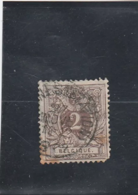 L6924 BELGIQUE TIMBRE Y&T N° 44 de 1884-91 "  " Oblitéré