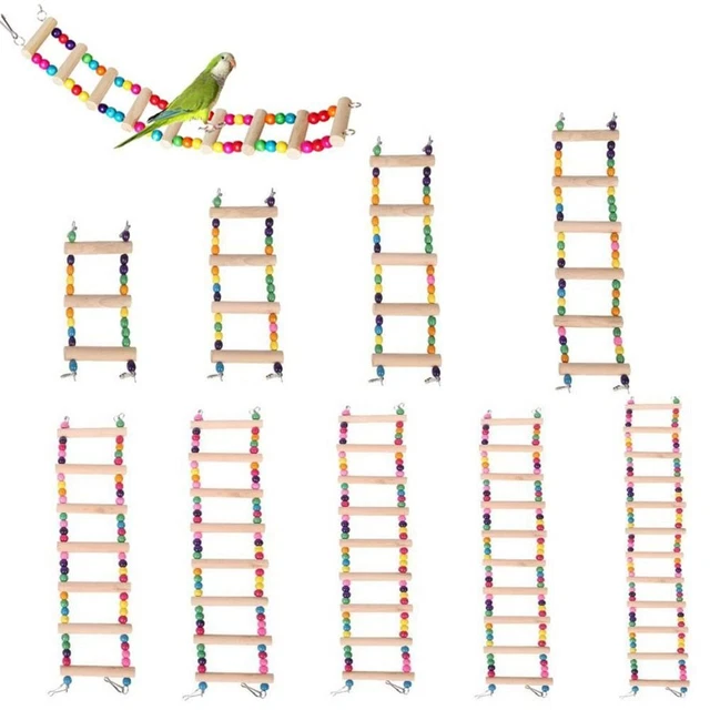 Cockatiels Parrots Toy Parrot Swing Perch Parrot Climbing Toy Birds Ladder