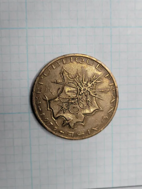 1979 10 Francs Coin + 1964 1 Franc Republique Francaise mid-grade collectors