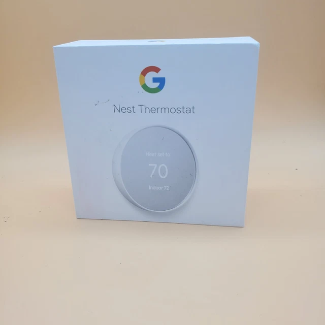 New open box Google Nest Smart Programmable Thermostats