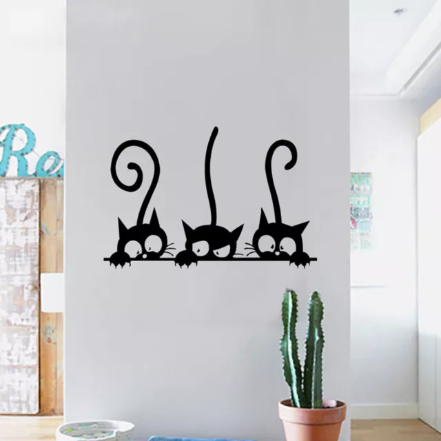 Wall Stickers Home Decoration Non Toxic Vinyl Cute cats Lovely Bedroom