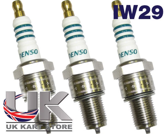 Denso IW29 Bougie Allumage Iridium X 3 pour Rotax Max Iame TonyKart Kart Karting