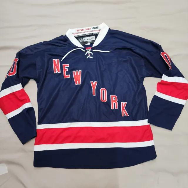 New York Rangers Reebok Hockey Jersey #61 NASH 85th Anniversary Sz 52  (CON69)