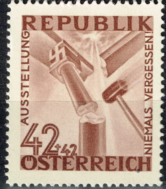 Autriche Allemagne Seconde Guerre mondiale 1945 Nazi Anshluss timbre d'extrémité neuf dans son emballage d'origine