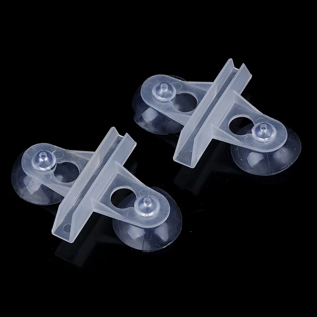 5pcs Aquarium Fish Tank Divider Suction Cup Divider Plastic Sheet HoldeYJQ6