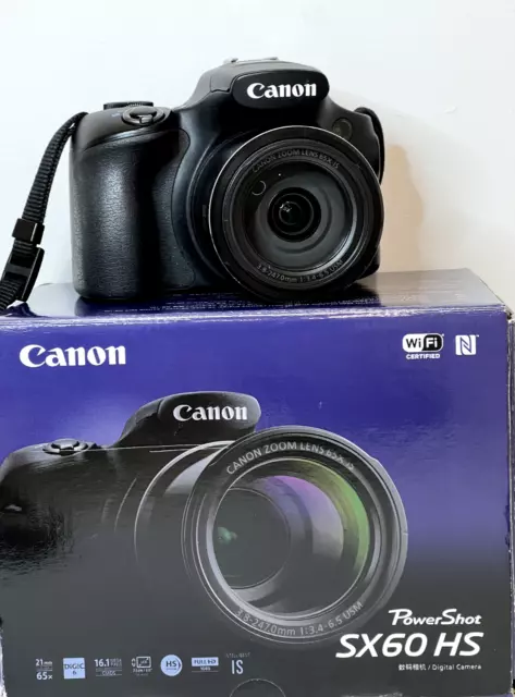 Canon PowerShot SX60 HS Digital camera Amazing 65x optical zoom Near mint