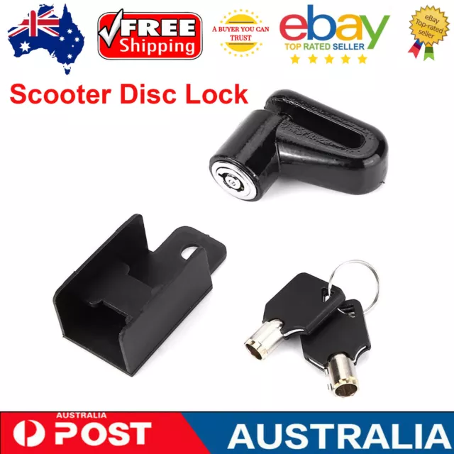 Anti-theft Scooter Bike Bicycle Motorcycle Safety Disk Disc Brake Rotor Lock AUS