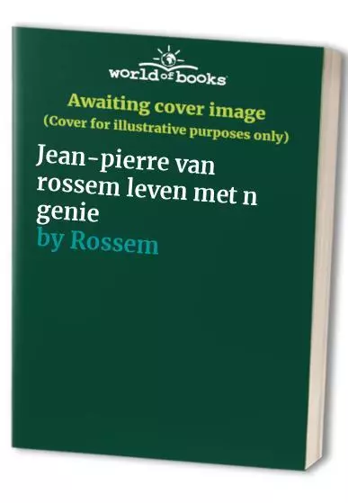 Jean-pierre van rossem leven met n genie by Rossem Book The Fast Free Shipping