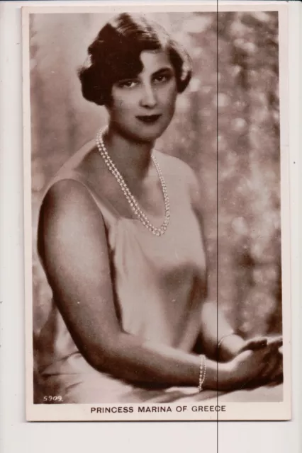 Vintage RPPC Princess Marina of Greece and Denmark , Duchess of Kent