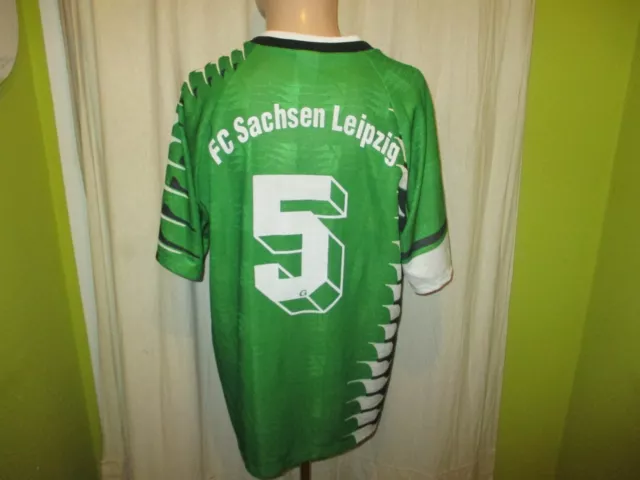 FC Sachsen Leipzig Puma Matchworn Trikot 1994/95 "Pax Fenster und" + Nr..5 Gr.XL