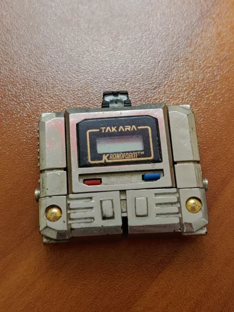 Transformers G1 1983 Takara KRONOFORM robot watch silver