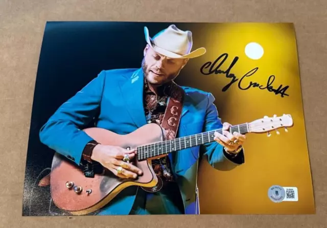 Charley Crockett Signed Country Music 8X10 Photo Beckett Bas Authentic #2