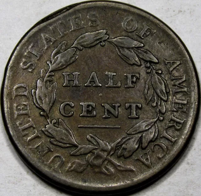 1809 Classic Head Half Cent Choice EF+... with Second Off Center Strike, NEAT!! 2