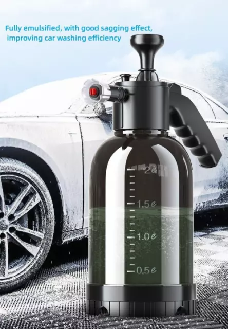 2L Car Wash Foam Sprayer Hand Hold Pumpe Reinigung Flasche Pneumatischer Sprayer