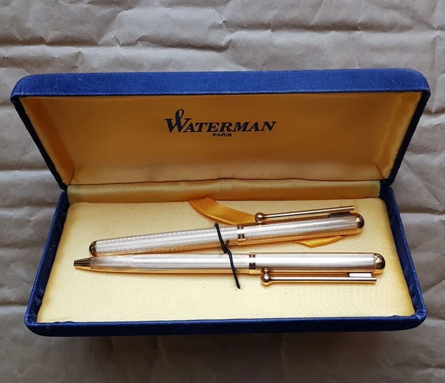 COFFRET STYLO PLUME & Stylo Bille WATERMAN MAN 200 FULL SET (Dupont